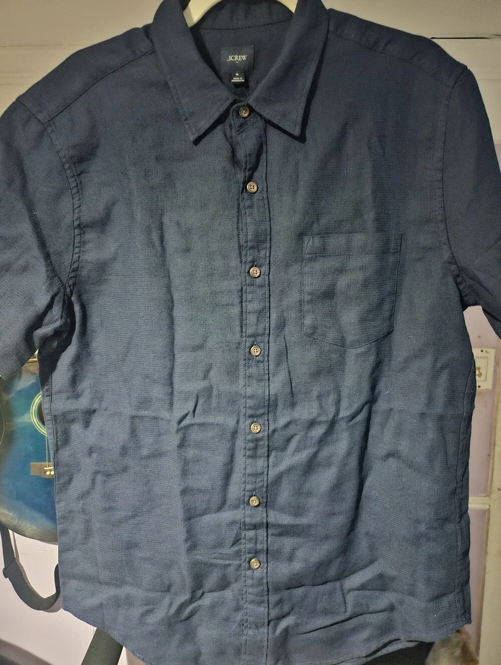 J Crew Men Short Sleeve Shirt